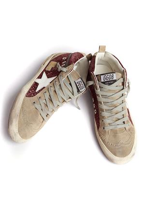 Mid Star sneakers in burgundy glitter upper GOLDEN GOOSE | GWF00122F00262681553